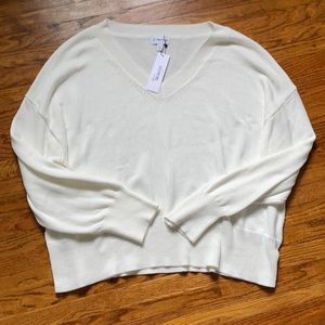 The Drop Slouchy V Neck Sweater